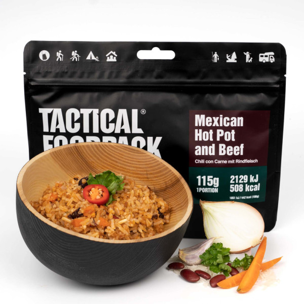 Gaiagames Tactical Foodpack, Chili con Carne mit Rindfleisch