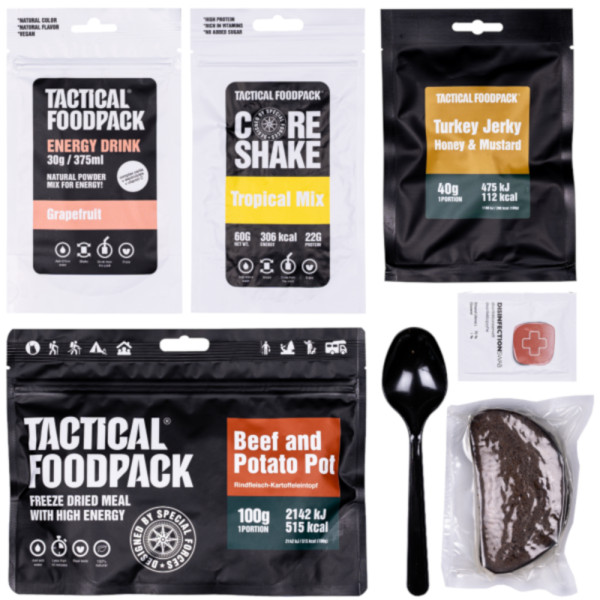 Tactical Foodpack, Outdoornahrung, 1-Tagesration Foxtrott