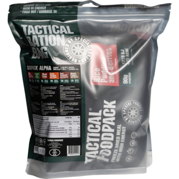 Tactical Foodpack, 2-Tages-Ration Alpha, Sixpack Outdoornahrung