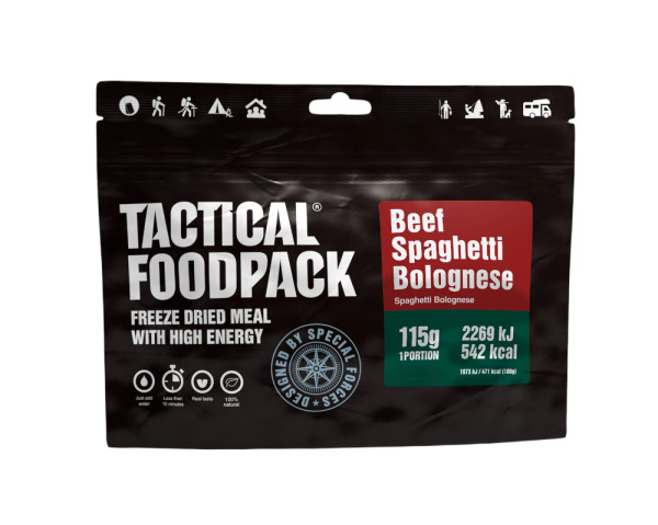 Gaiagames Tactical Foodpack, Rindfleisch Spaghetti Bolognese