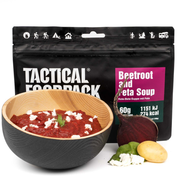 Tactical Foodpack von Gaiagames, Rote Bete-Feta-Suppe