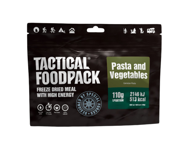 Gaiagames Tactical Foodpack, Nudeln und Gemüse
