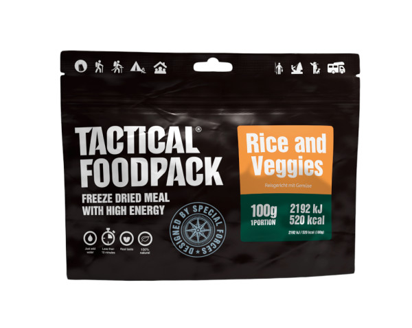 Gaiagames Tactical Foodpack, Reis und Gemüse