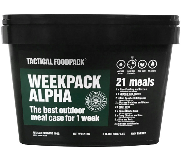 Tactical Foodpack, Wochenration Alpha